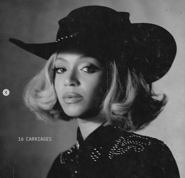 Beyonce announced a new album, “act ii,” during the Super Bowl 2024.