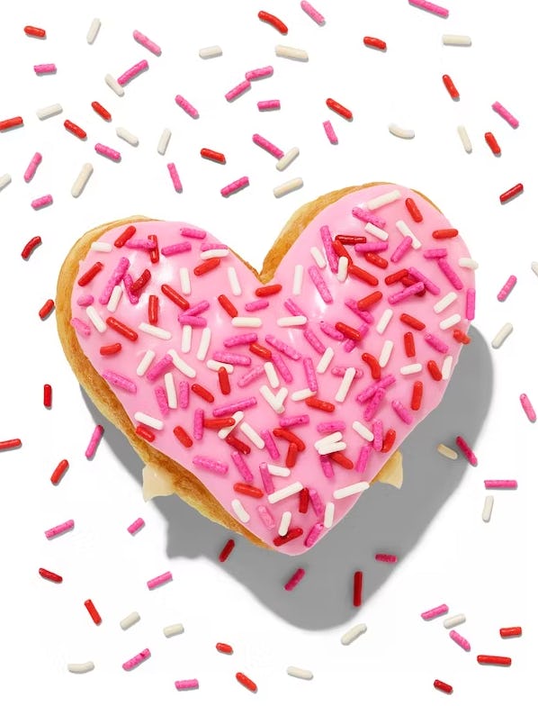 Dunkin&rsquo;s Valentine&rsquo;s Day menu.