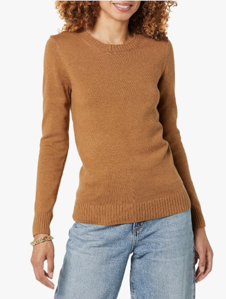 Amazon Essentials 100% Cotton Crew Neck Sweater 