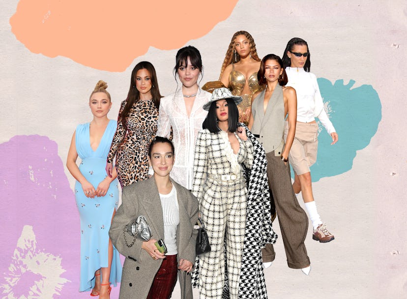 spring 2024 fashion trends as seen on beyonce, dua lipa, zendaya, bella hadid, and more