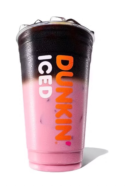 Dunkin&rsquo;s Valentine&rsquo;s Day menu.