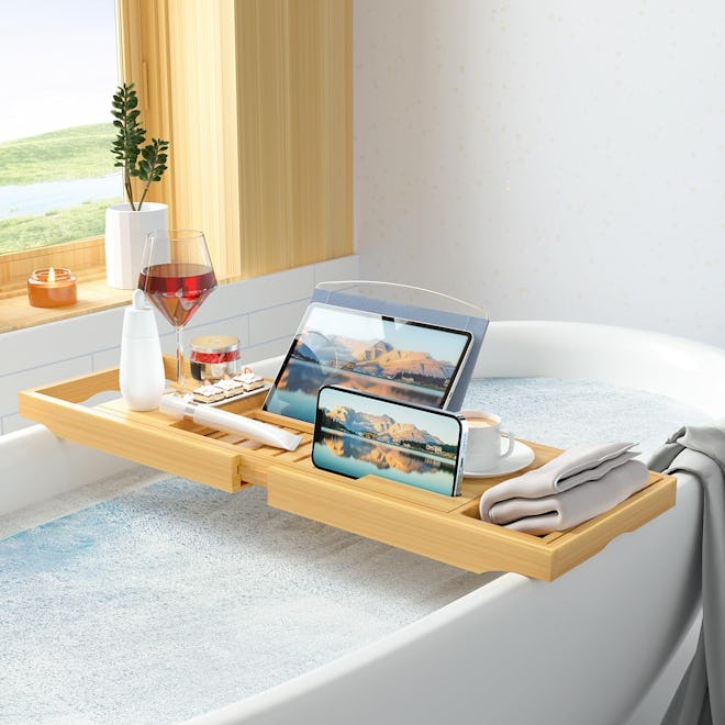 Sen Yi Bao Luxury Bathtub Caddy Tray