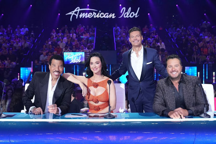 'American Idol' stars Lionel Richie, Katy Perry, Luke Bryan, and Ryan Seacrest.