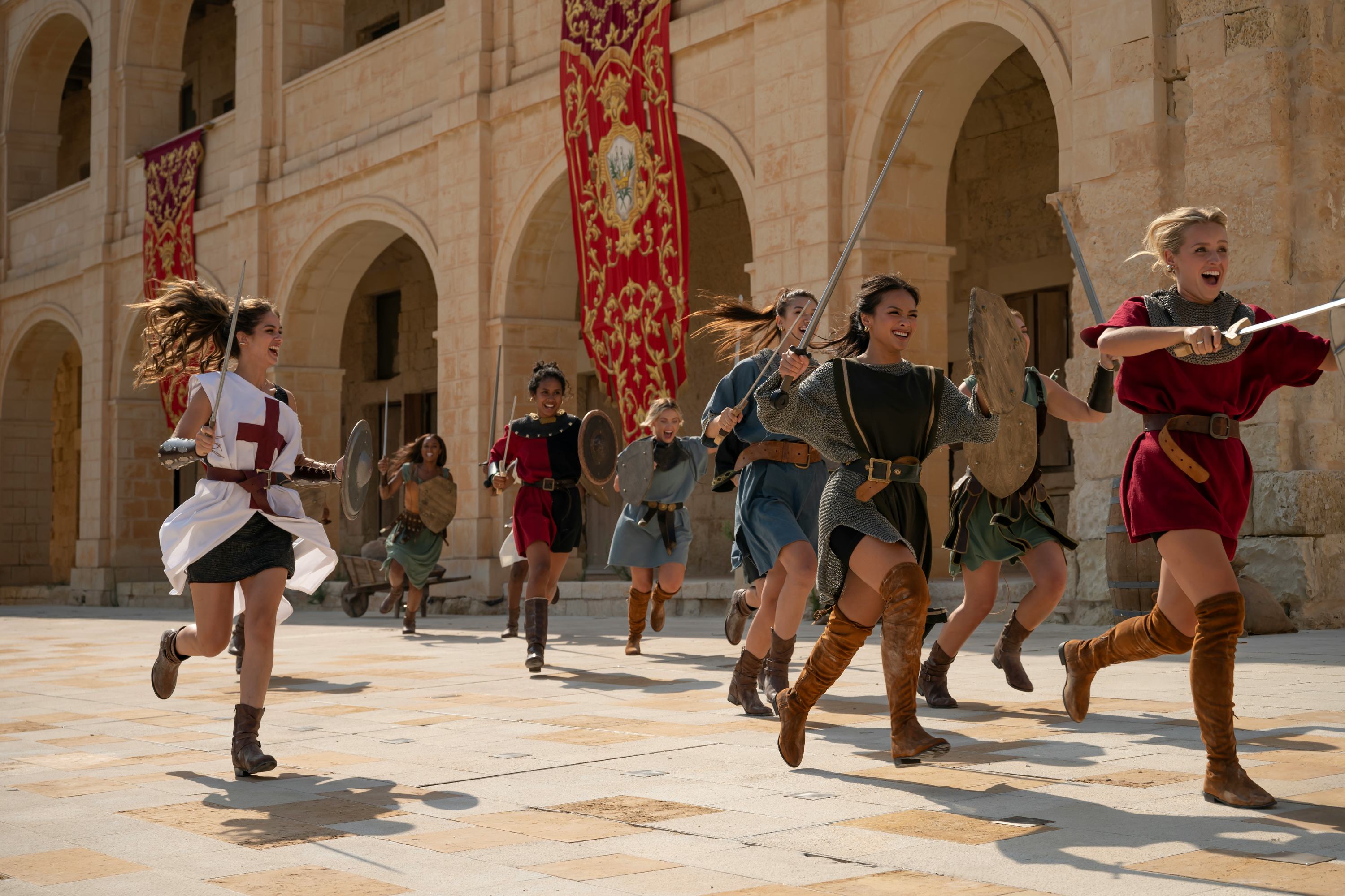 Kelsey and more of Joey&rsquo;s &lsquo;Bachelor&rsquo; cast on a group date in Malta. Photo via ABC