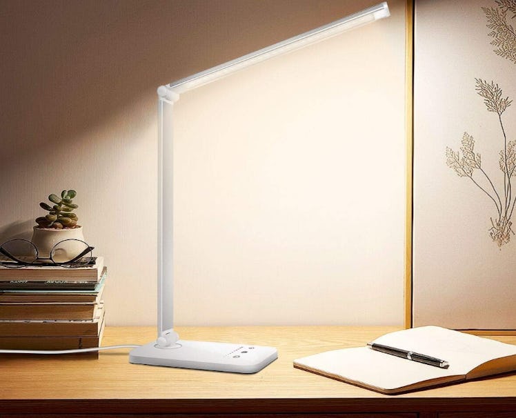 White Crown Dimmable LED Desk Lamp