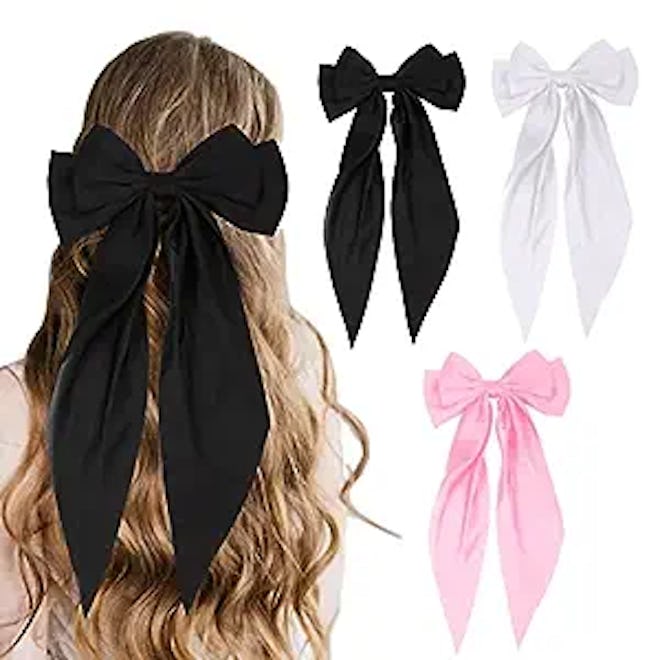 FOSROM Bow Hair Clips (3-Pack)