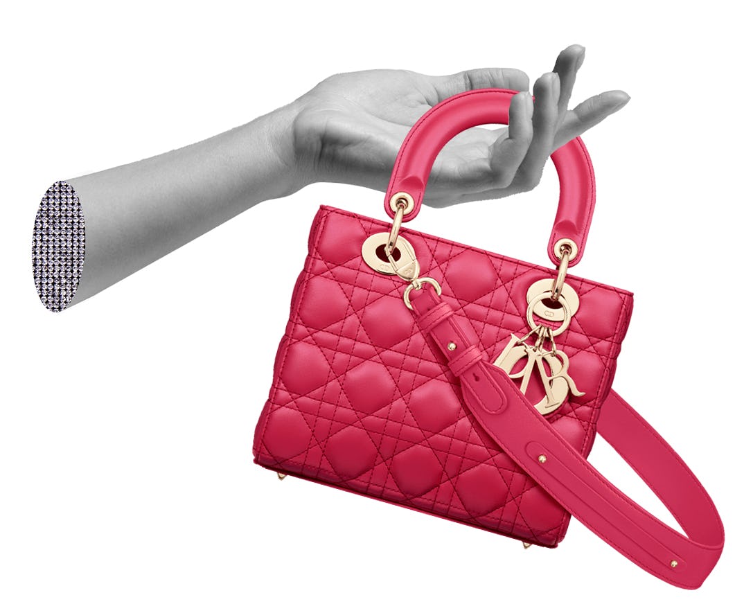 lady dior bag pink