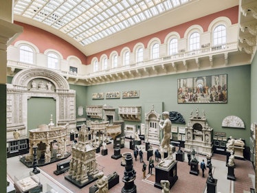 A gallery at the Victoria and Albert Museum in London
