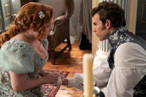 Colin and Penelope on 'Bridgerton' Season 3. Photo via Netflix