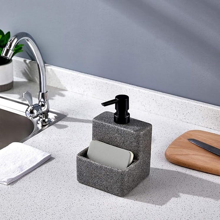 zccz Soap Dispenser with Sponge Holder