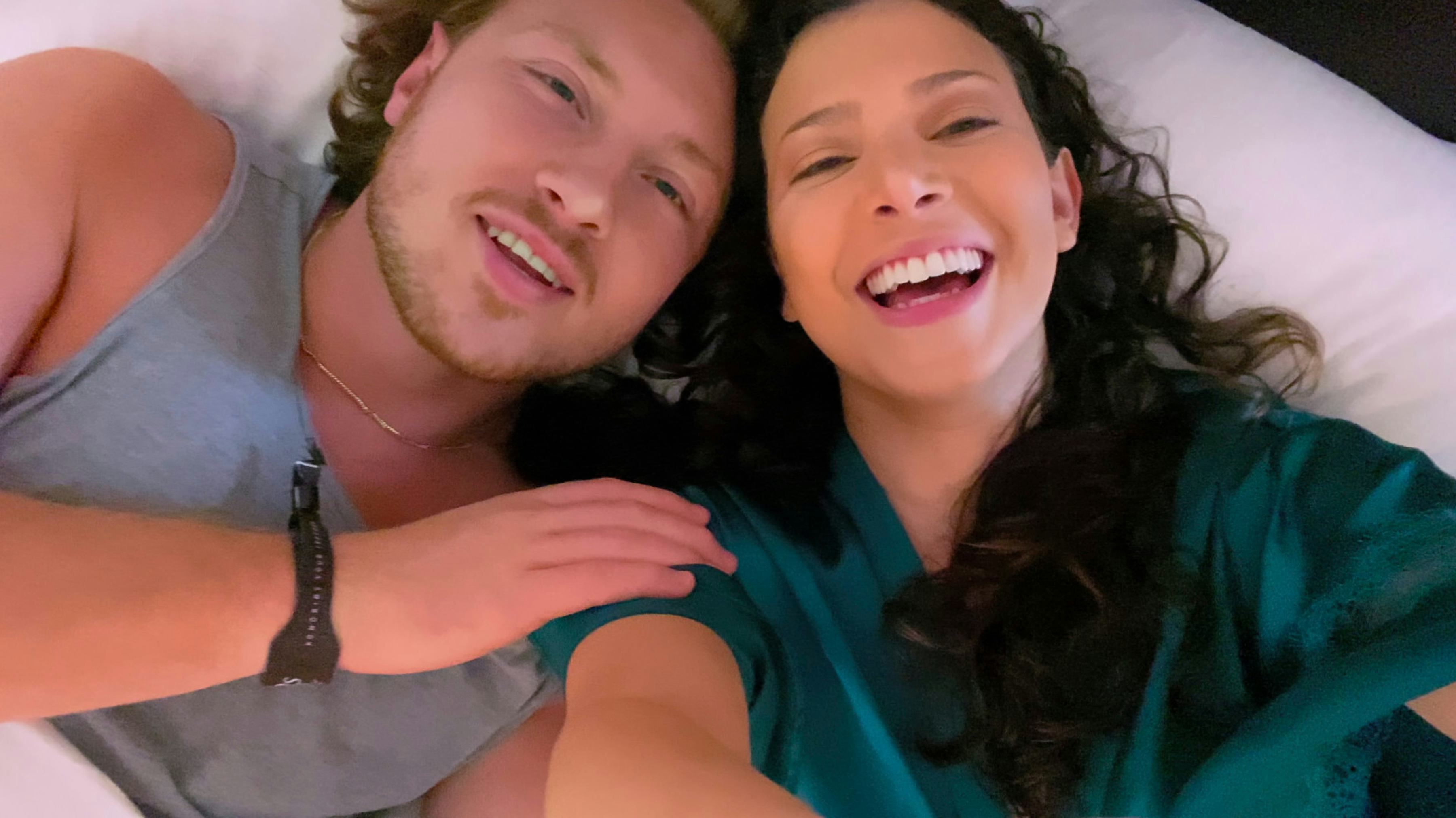 Johnny and Amy in &lsquo;Love Is Blind&rsquo; Season 6. Photo via Netflix