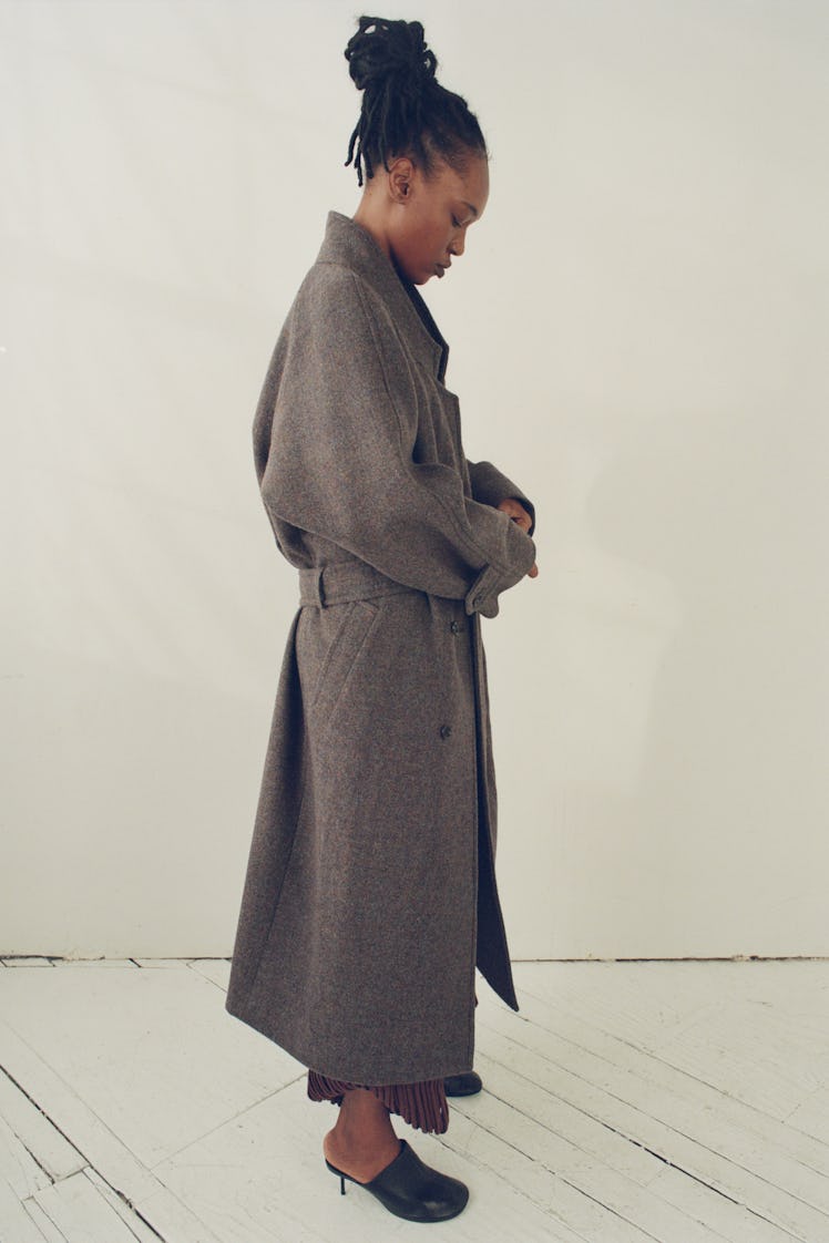a look from diotima's fall 2024 collection shown at new york fashion week