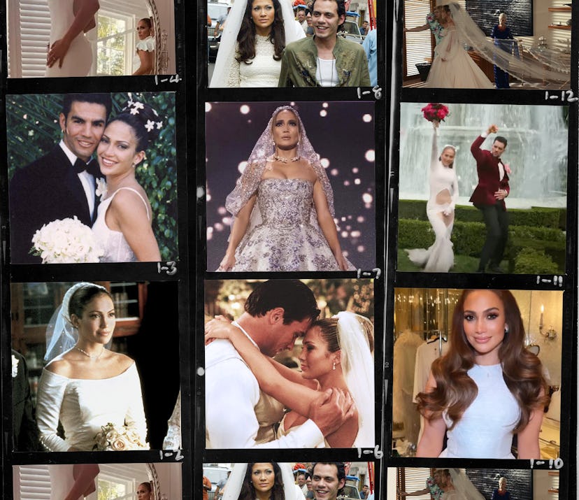 Every Time Jennifer Lopez Wore A Wedding Dress On & Off-Screen