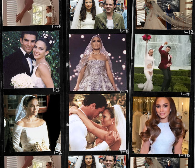 Every Time Jennifer Lopez Wore A Wedding Dress On & Off-Screen