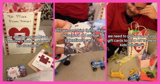 A mom feels like she didn't do enough after seeing all of the intricate treats her son got for Valen...