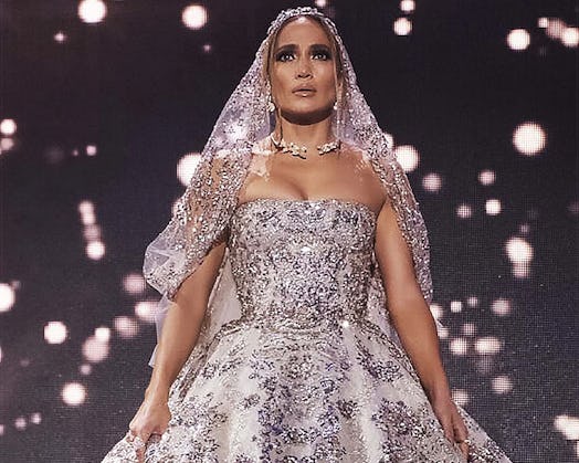 Jennifer Lopez’s wedding dress in 'Marry Me.'