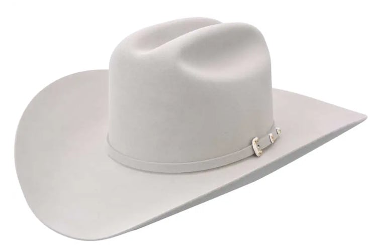 light gray cowboy hat