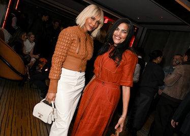 Nicole Ari Parker and Sarita Choudhury at Tod's Cocktail Party and Dinner as part of New York Ready ...