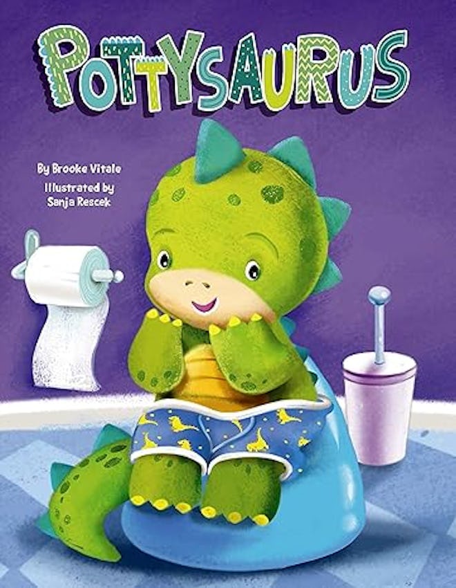 'Pottysaurus' written by Brooke Vitale, illustrated by Sanja Rescek