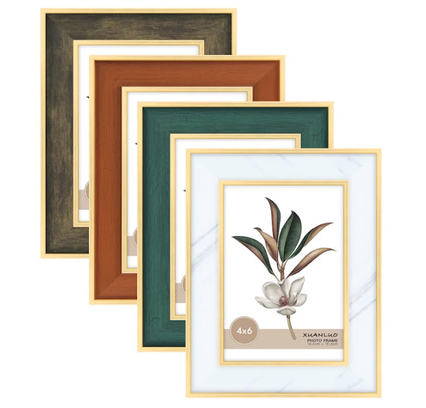 XUANLUO 4x6 inch Picture Frames (4-Pack)
