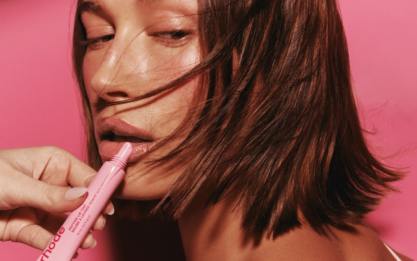 Rhode peptide lip treatment hailey bieber status lip balms