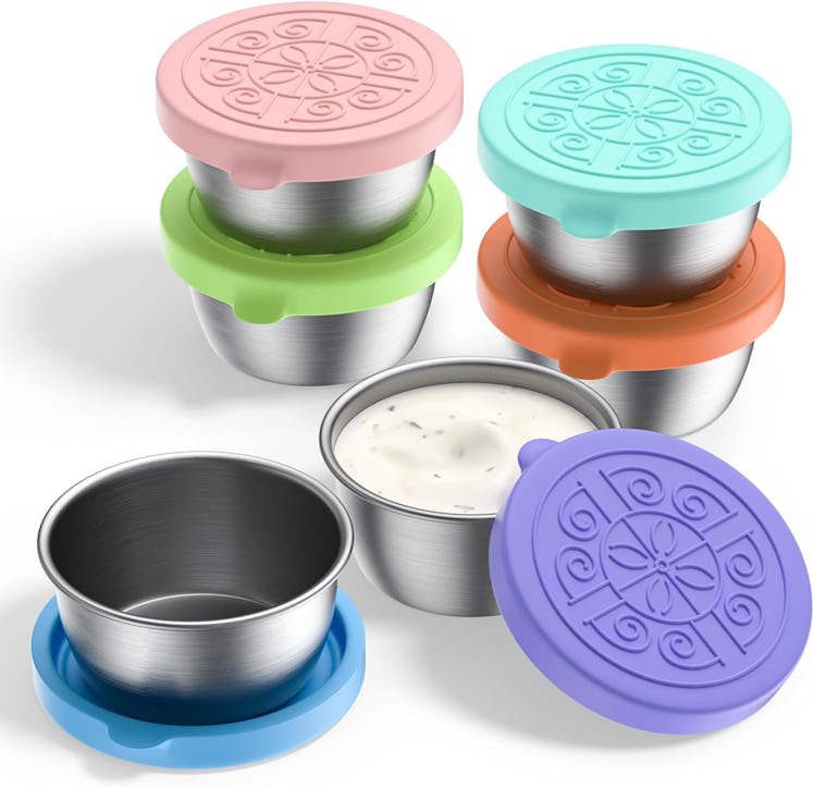 TEVIKE Portable Sauce Containers (6-Pack)