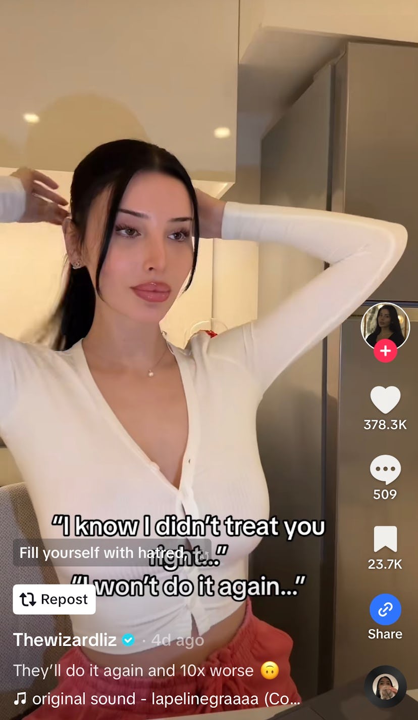 TheWizardLiz is a dark feminine creator who teaches ways to lock down a rich husband.