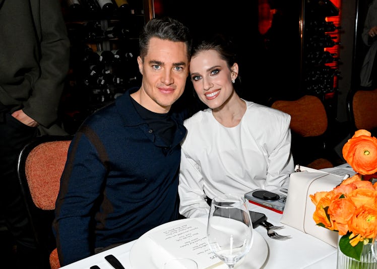 Alexander Dreymon and Allison Williams at Tod's Cocktail Party and Dinner as part of New York Ready ...