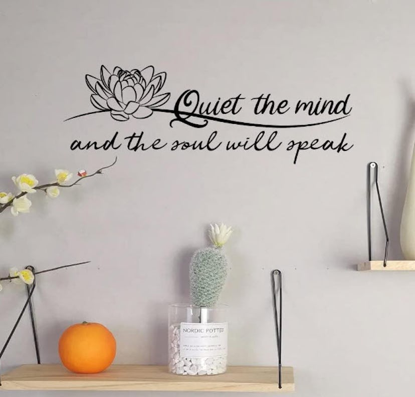 MOVANKRO "Quiet The Mind and The Soul Will Speak" Lotus Decal