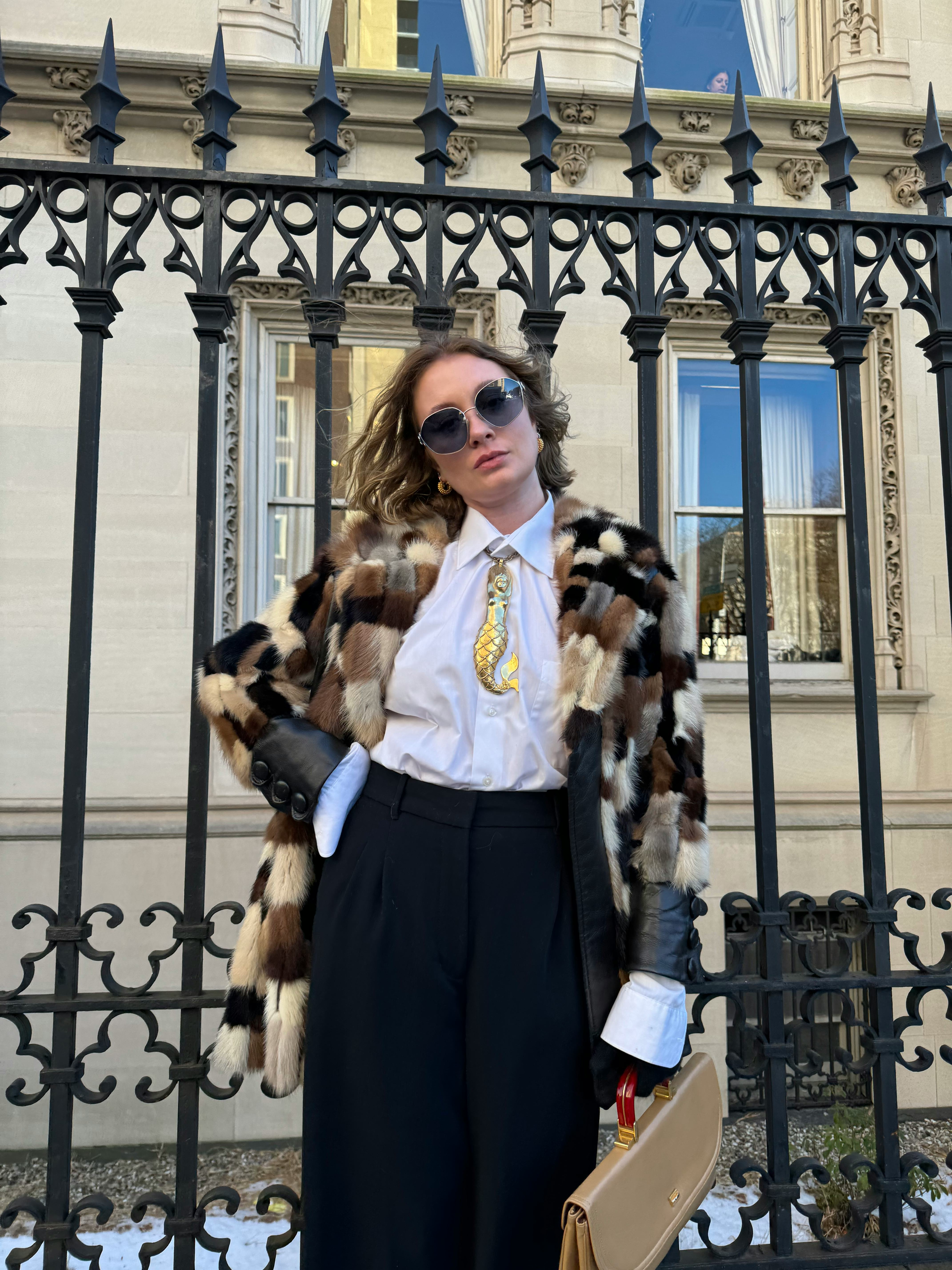 kelsey stiegman bustle&rsquo;s senior fashion editor attends new york fashion week febrauary 2024