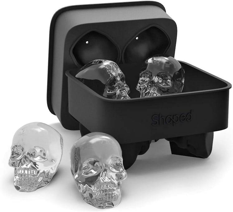 Shaped 3D Large Skull Ice Cube Mold Tray