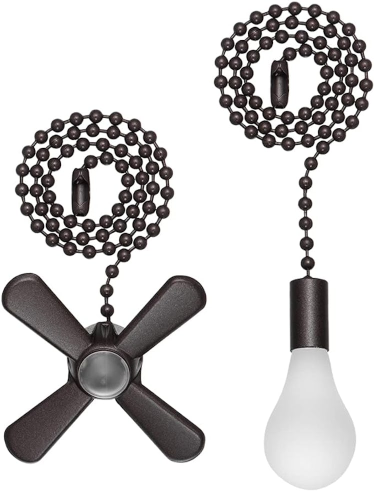 SmoTecQ Ceiling Fan Pull Extension Chain (2-Pieces)