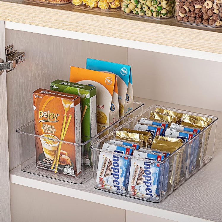 Vtopmart Food Storage Organizer Bins (4-Pack)