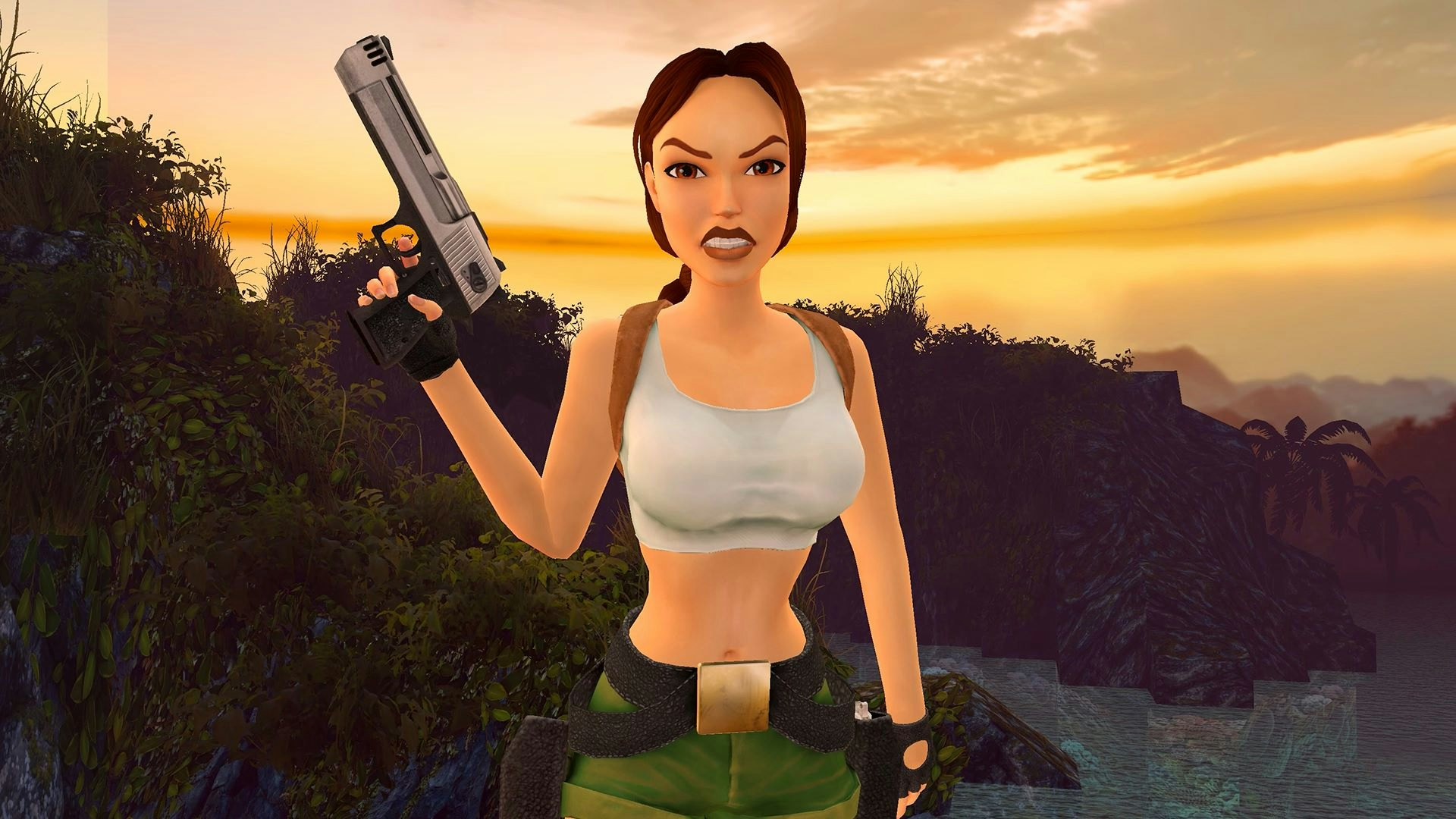 Lara Croft recebe o tratamento Fortnite .ASPYR