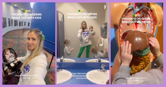 One mom of three went viral on TikTok after her sensible and unapologetic view of kids and germs.