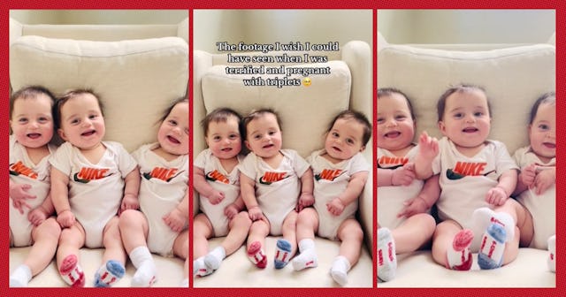 TikTok mom, Julia Platsman, posted a video of her three triplet boys smiling and giggling in a now-v...