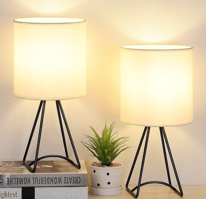 FOLKSMATE Bedside Table Lamps (2-Pack)