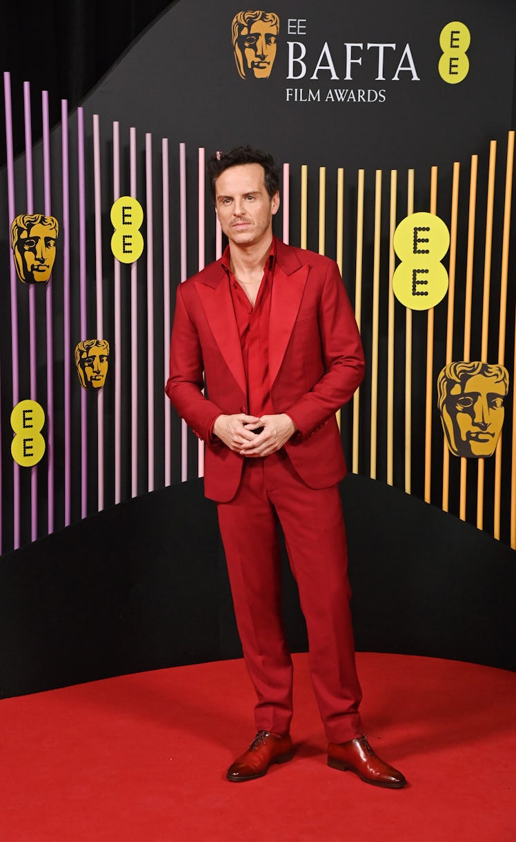 Andrew Scott attends the 2024 EE BAFTA Film Awards at The Royal Festival Hall on February 18, 2024 i...
