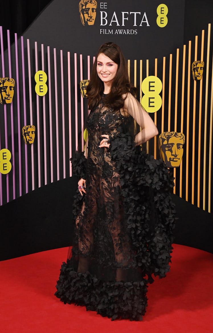 Sophie Ellis-Bextor attends the 2024 EE BAFTA Film Awards at The Royal Festival Hall on February 18,...