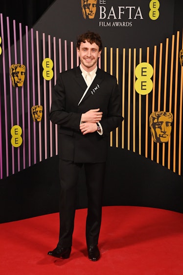 Paul Mescal, 18 Şubat 2024'te Royal Festival Hall'da düzenlenen EE BAFTA Film Ödülleri 2024'e katılıyor...