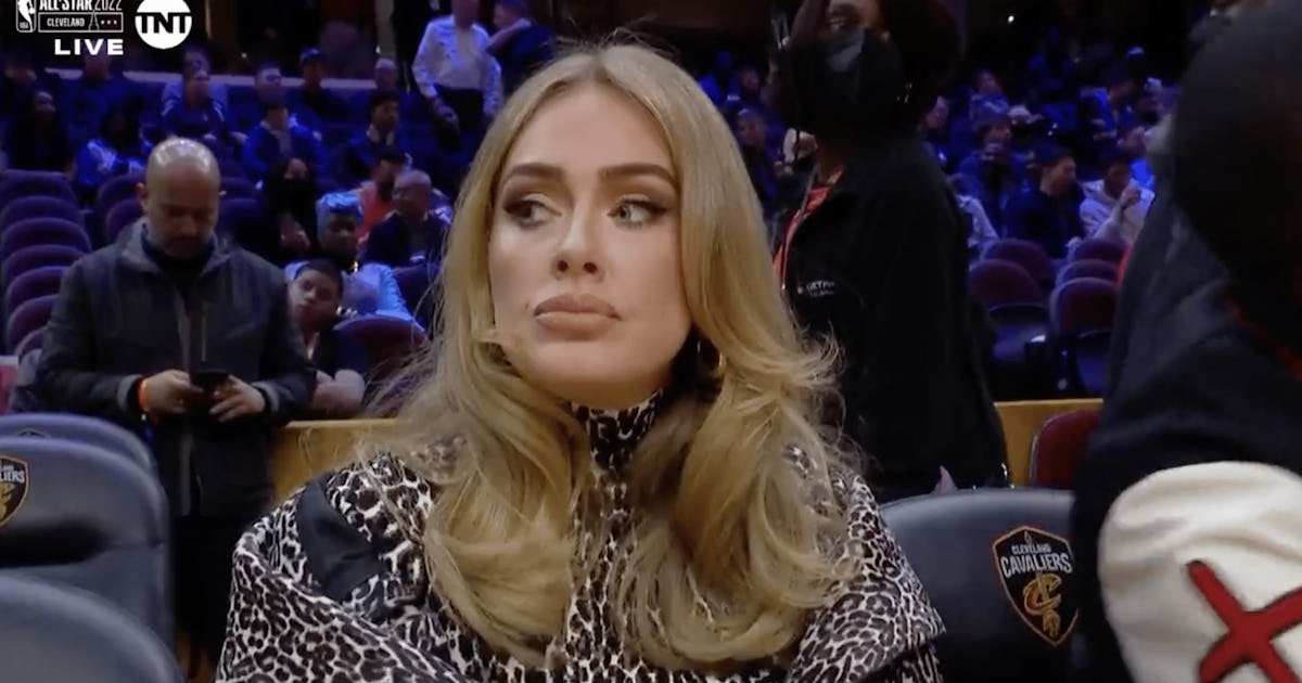 Adele Reveals Truth Behind Her Viral NBA Courtside Meme Adele Reveals Truth Behind Her Viral NBA Courtside Meme
