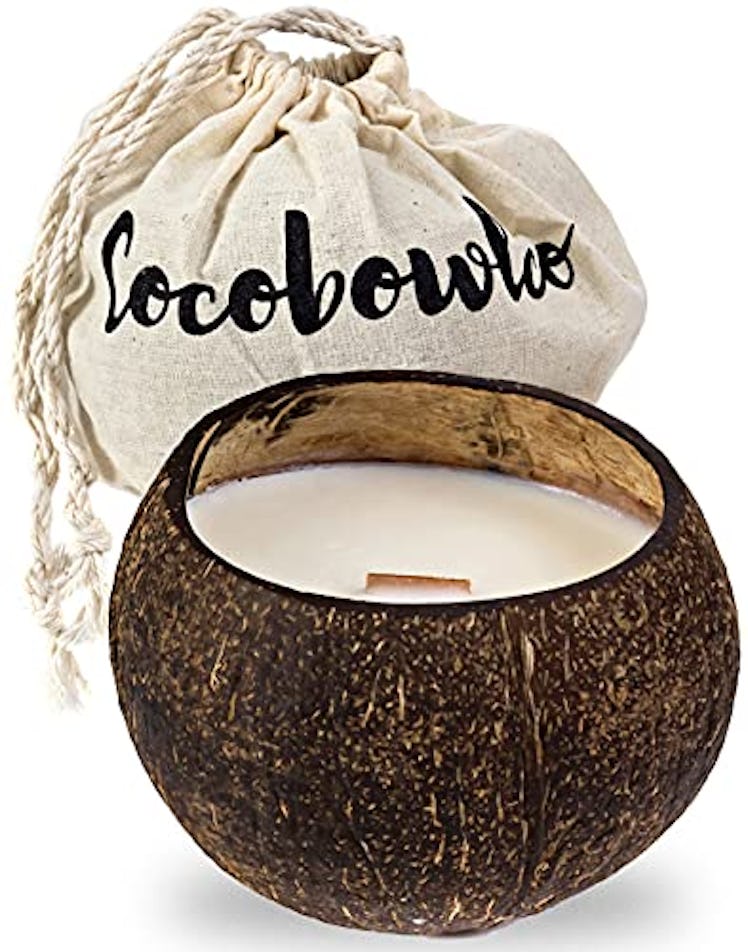 Scented Soy Coconut Shell Candle