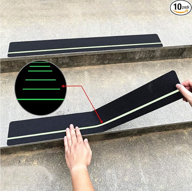 COSIMIXO Glow in The Dark Anti Slip Traction Treads (10-Pack)