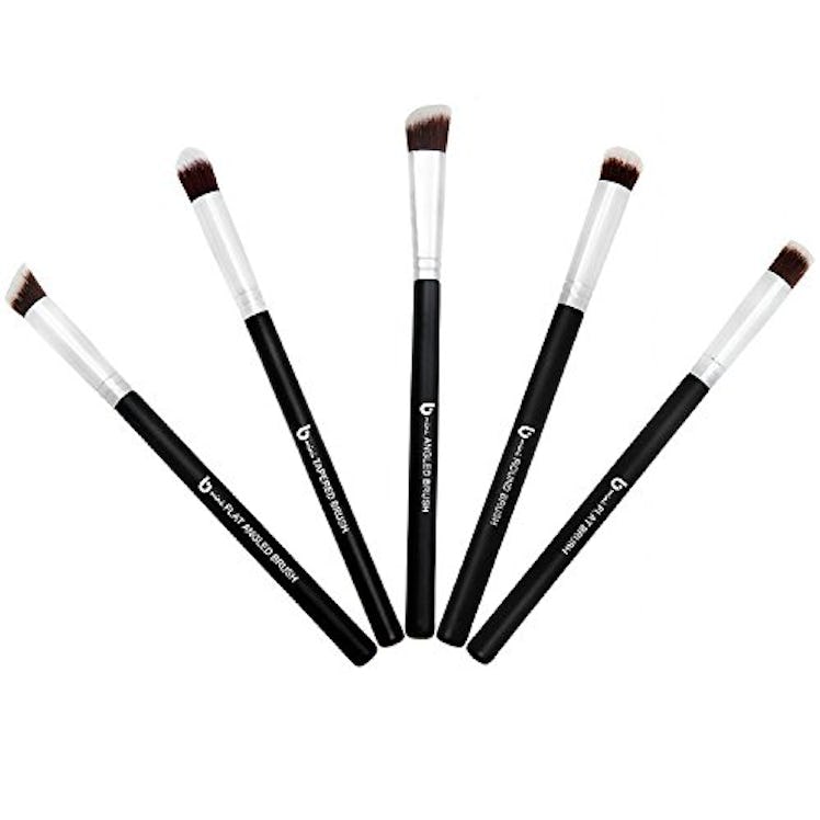  Beauty Junkees Mini Kabuki Makeup Brush Set (5- Piece)