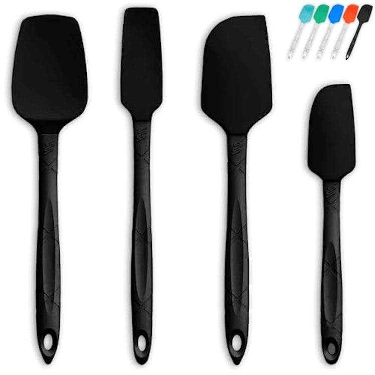 M KITCHEN WORLD Silicone Spatula Set (4 Pieces)