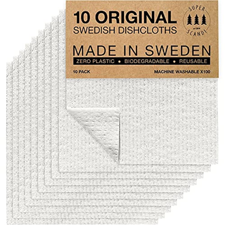 SUPERSCANDI Swedish Dishcloths (10-Pack)