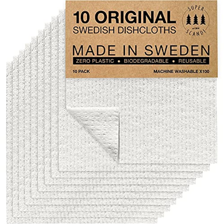 SUPERSCANDI Swedish Dishcloths (10-Pack)