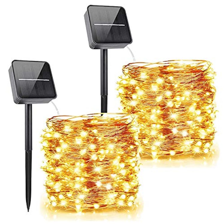 MUMUXI LED Solar Outdoor Fairy Lights (2-Pack)