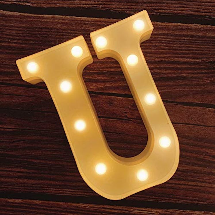   MUMUXI Marquee Light-Up Letter