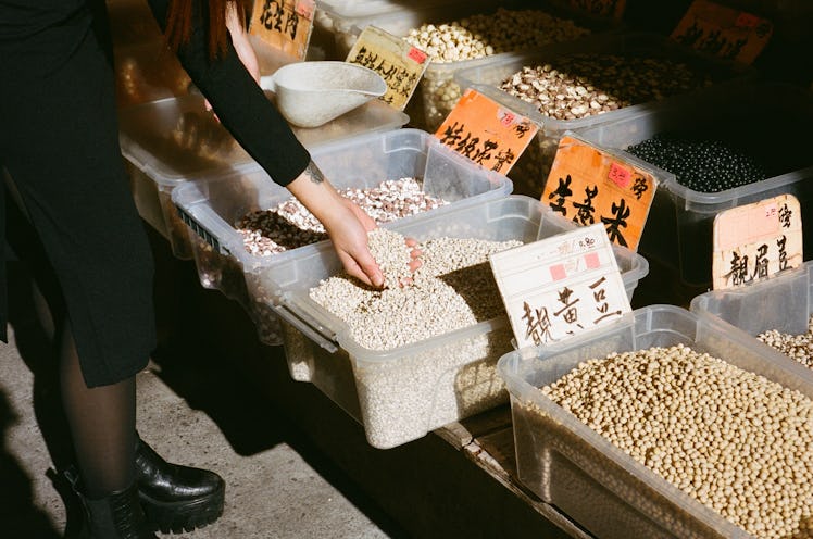 A market in Chinatown